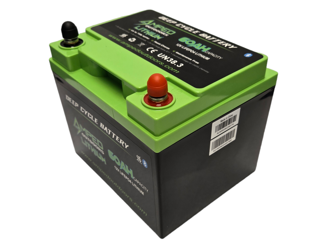 Amped Outdoors 12V 60AH LiFePO4 Lithium Battery