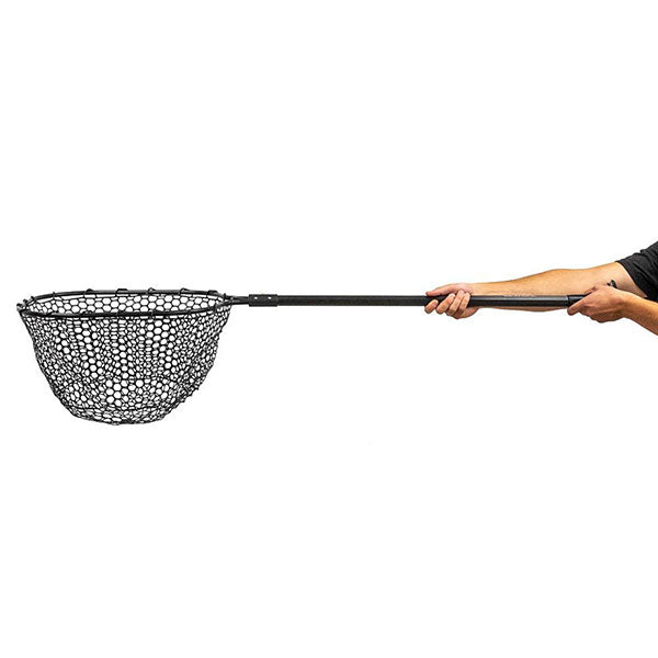 YakAttack 16” x 19” Landing Net w/ 35.5” Long Telescoping Handle and Rubber Netting