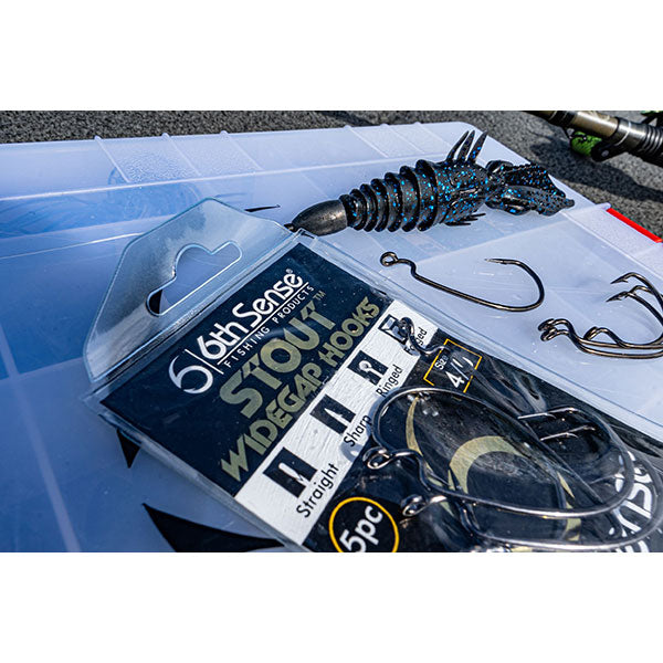 6th Sense STOUT Widegap Worm Hooks