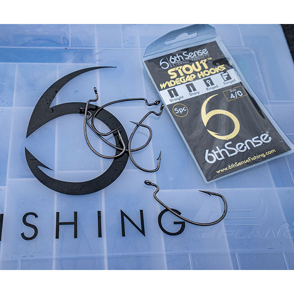 6th Sense STOUT Widegap Worm Hooks