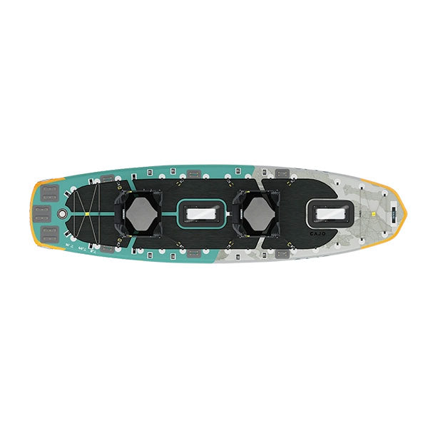 CAJO Highlander 140T AirTrek Tandem PDL Fishing Kayak