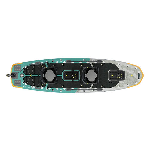 CAJO Highlander 140T AirTrek Tandem PDL Fishing Kayak