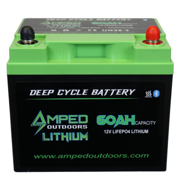 Amped Outdoors 12V 60AH LiFePO4 Lithium Battery
