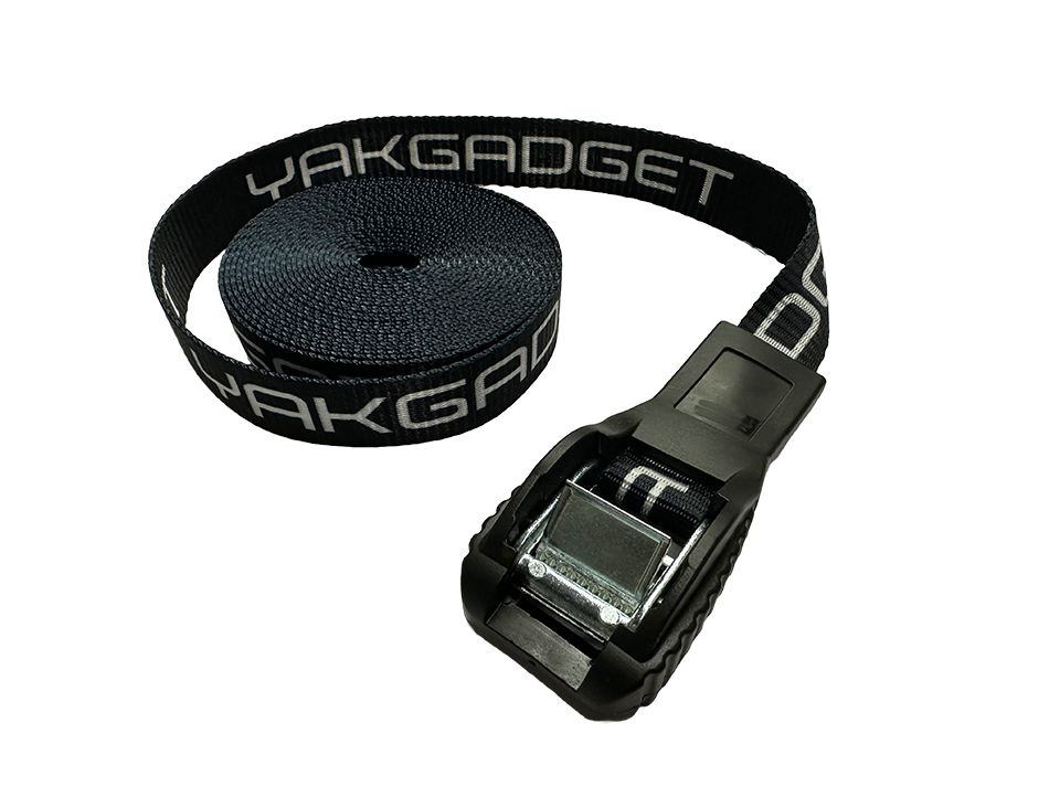 YakGadget LockDown Cam Tie Down Strap 15' (Single)