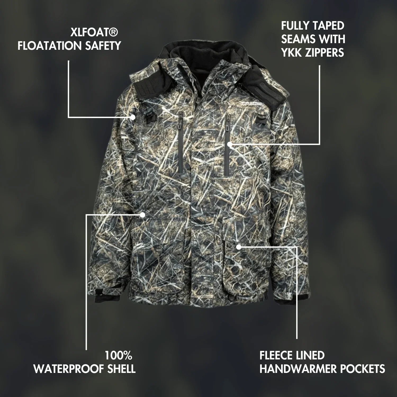WindRider Hayward 3 Season Float Suit - Rain / Ice Gear