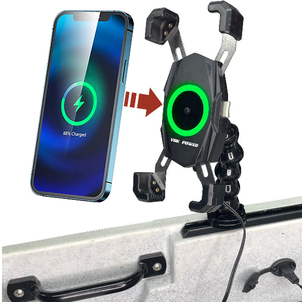 Yak Power 12 Volt Mobile Phone Wireless Fast Charger (15W)