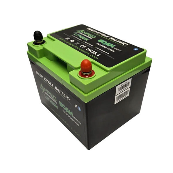 Amped Outdoors 12V 60AH LiFePO4 Lithium Battery-Kayak Edition