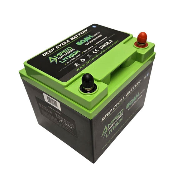Amped Outdoors 12V 60AH LiFePO4 Lithium Battery-Kayak Edition