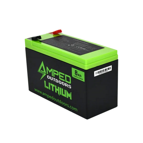 Amped Outdoors 12V 8AH LiFePO4 Lithium Battery