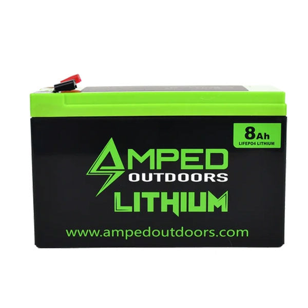Amped Outdoors 12V 8AH LiFePO4 Lithium Battery