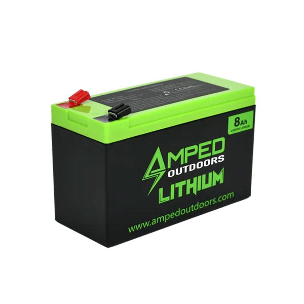 Amped Outdoors 12V 8AH LiFePO4 Lithium Battery