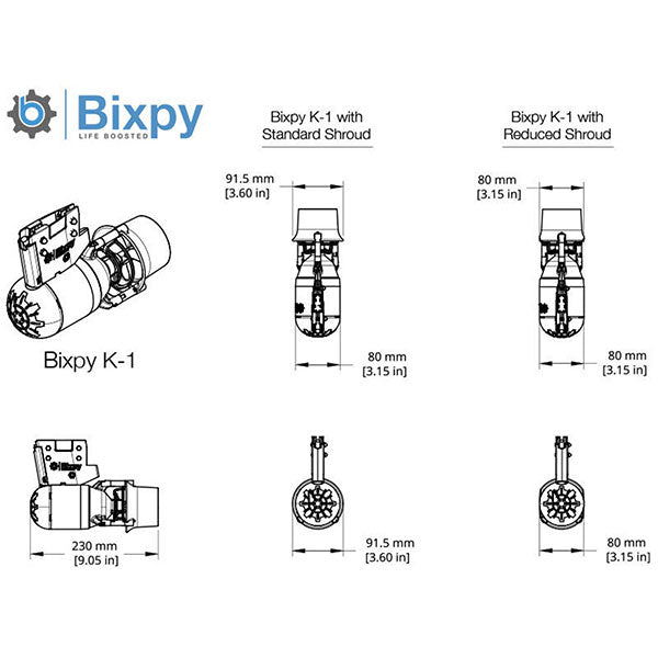 Bixpy K-1 Angler Pro Outboard Kit