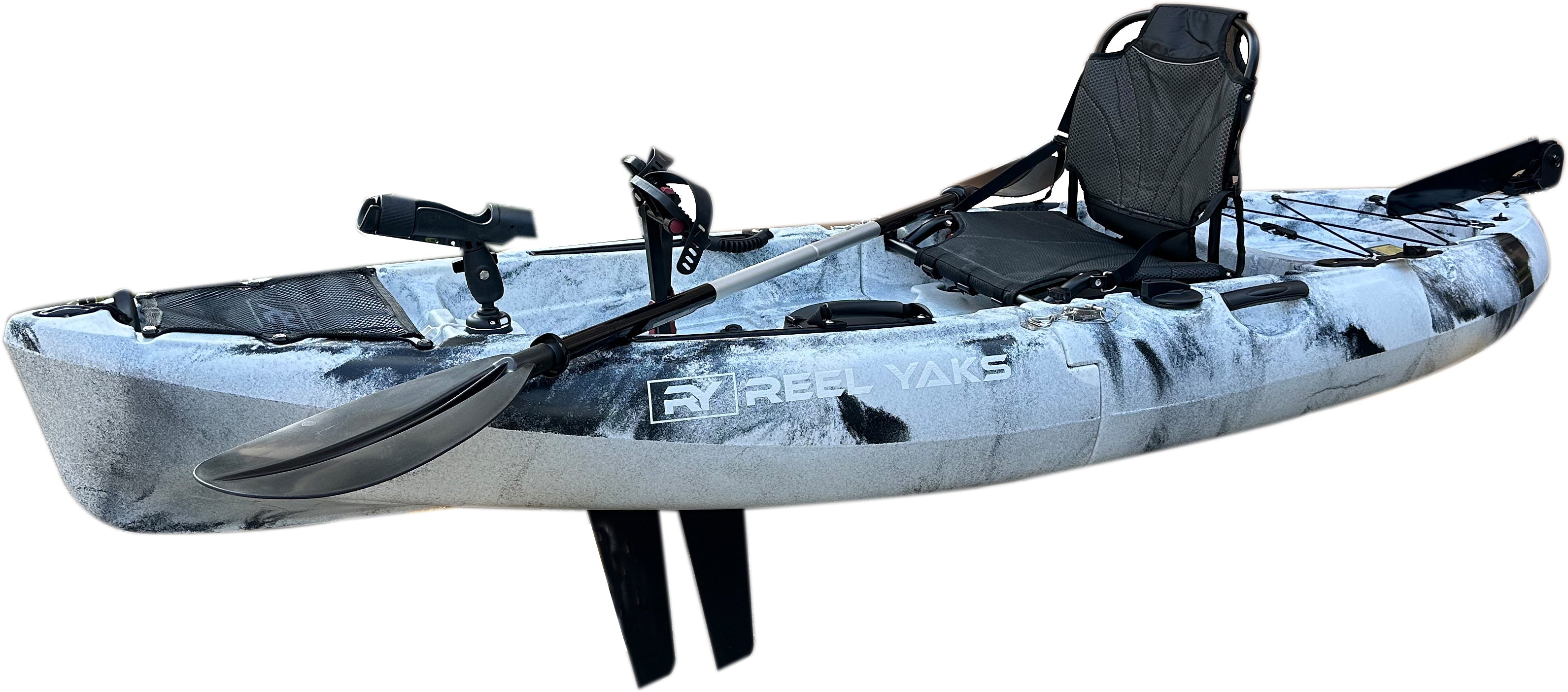 ReelYaks Raptor 9.5ft Modular Pedal Fishing Kayak