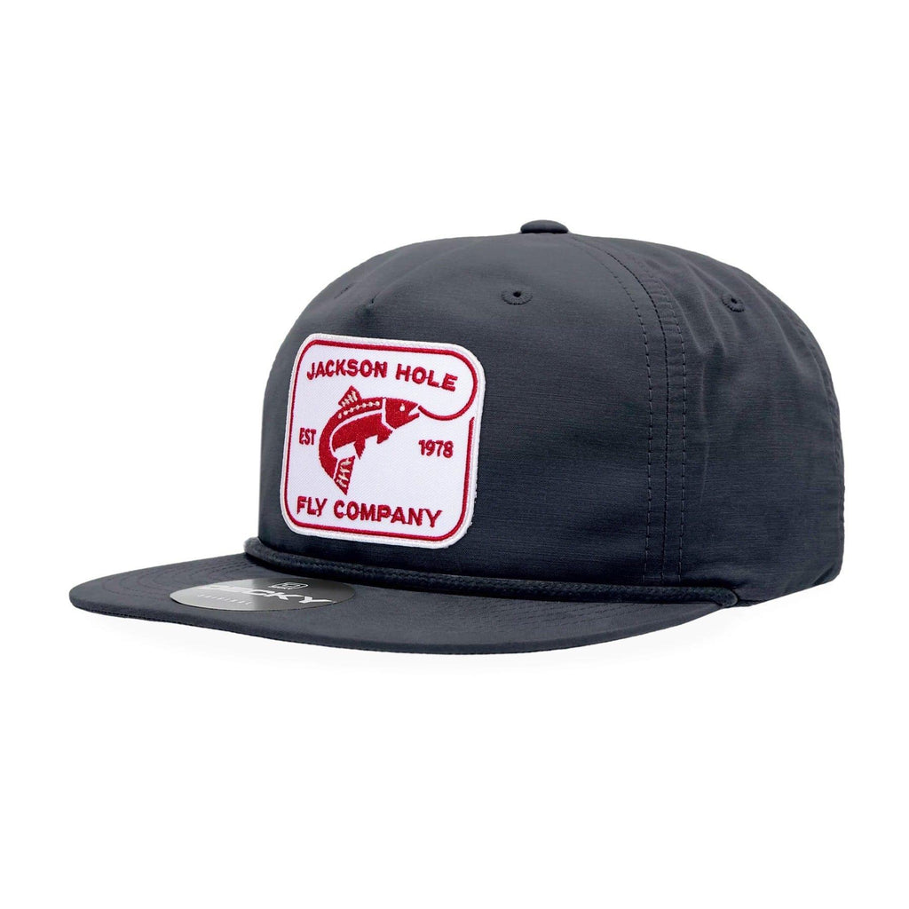 Jackson Hole Fly Company Brushed Cotton Ball Cap - Rectangle Logo