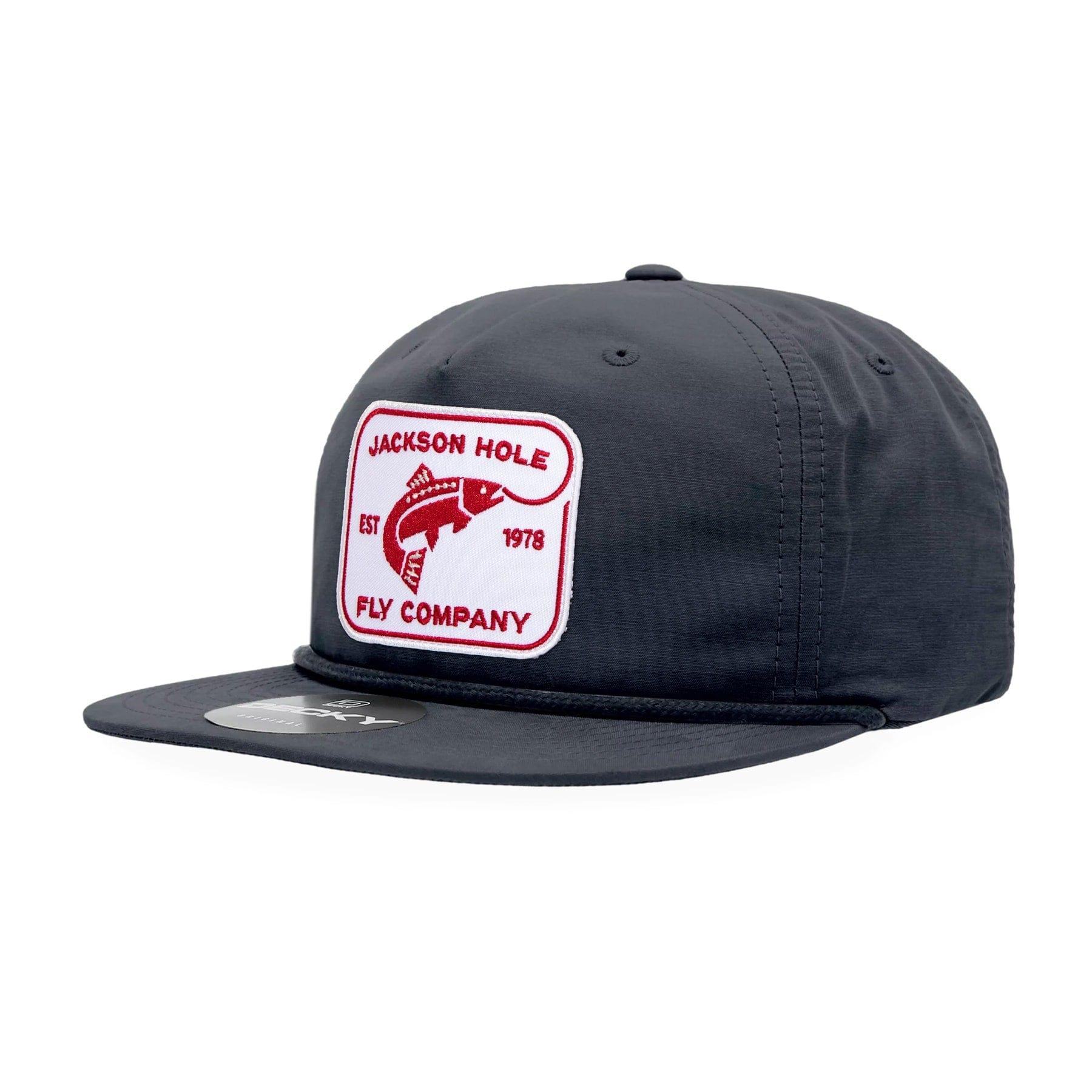 Jackson Hole Fly Company Brushed Cotton Ball Cap - Rectangle Logo