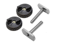 YakGadget Track Hardware: 2 Knobs & 2 T-Nuts