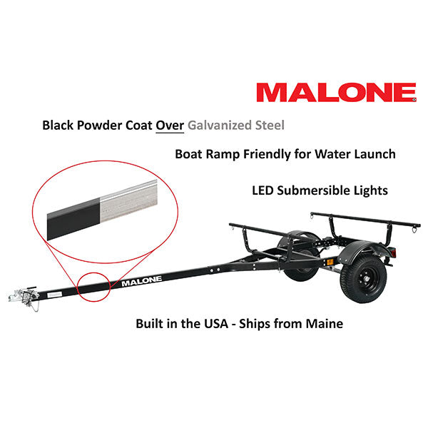 Malone MicroSport™ Off-Road Overland™ Tent Trailer Package- 2 Kayaks, 2 Bikes