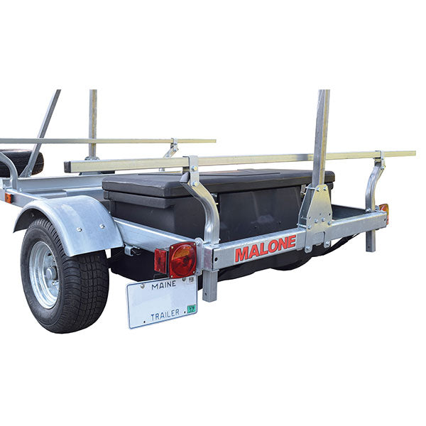 Malone MegaSport Trailer Plastic Storage Trunk w/ Mounting Hardware