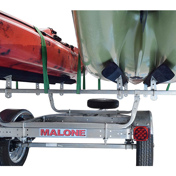 Malone MicroSport 2 Kayak Spare Tire Trailer Package