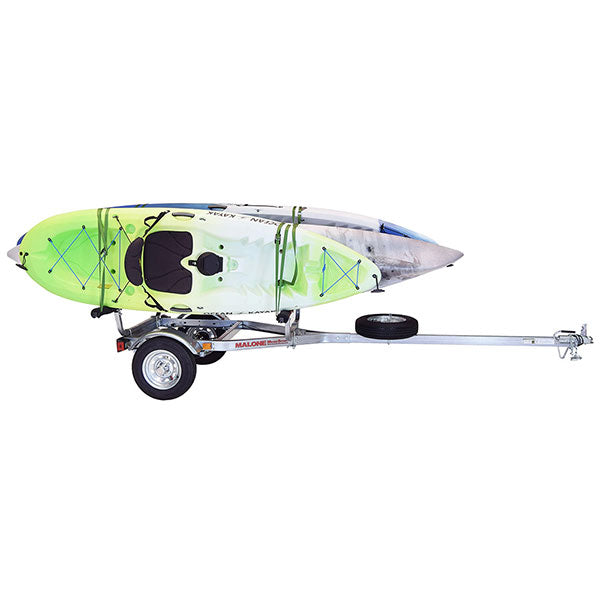 Malone MicroSport 4 Kayak Spare Tire Trailer Package