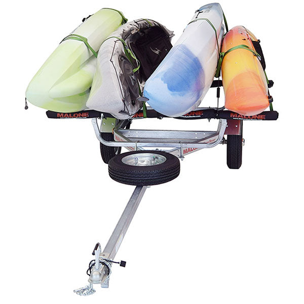 Malone MicroSport 4 Kayak Spare Tire Trailer Package