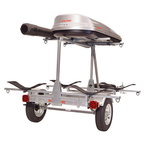 Malone MicroSport LowBed 2 Kayak w/ 2nd Tier Trailer Package