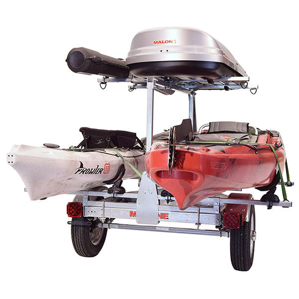Malone MicroSport LowBed 2 Kayak w/ 2nd Tier Trailer Package