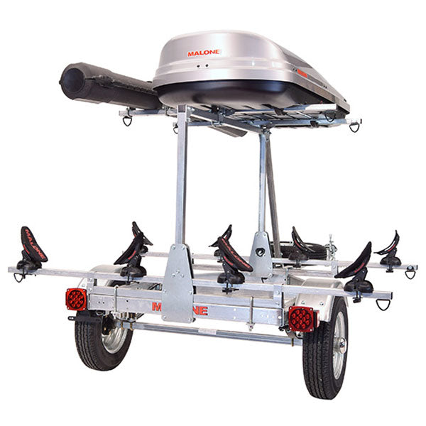 Malone MicroSport LowBed 2 Kayak w/ 2nd Tier Trailer Package