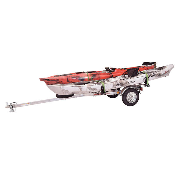 Malone MicroSport LowBed 2 Kayak Spare Tire Trailer Package