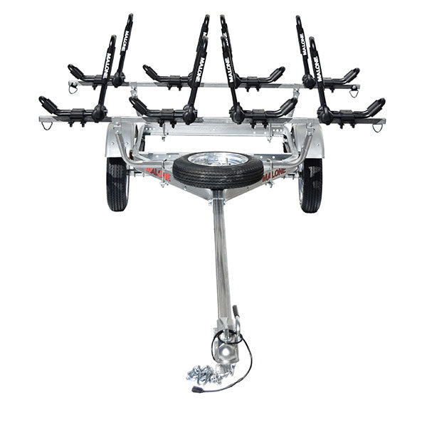 Malone MicroSport 4 Kayak Spare Tire Trailer Package