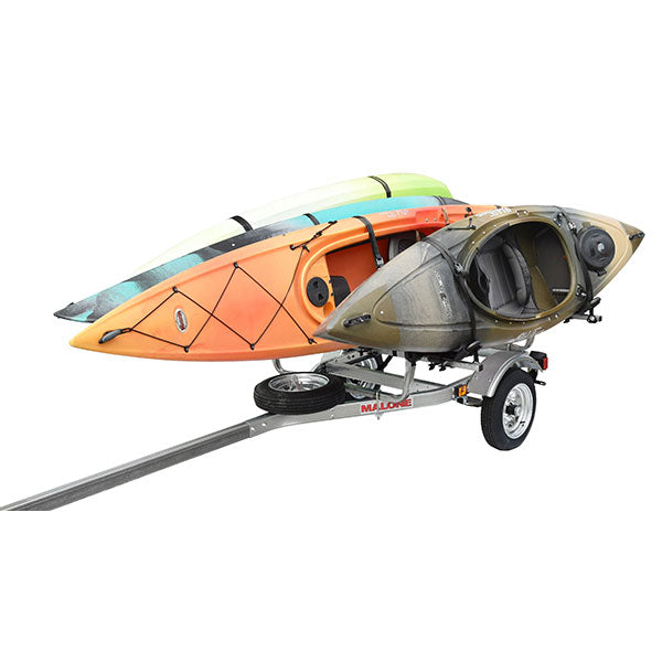 Malone MicroSport 4 Kayak Spare Tire Trailer Package