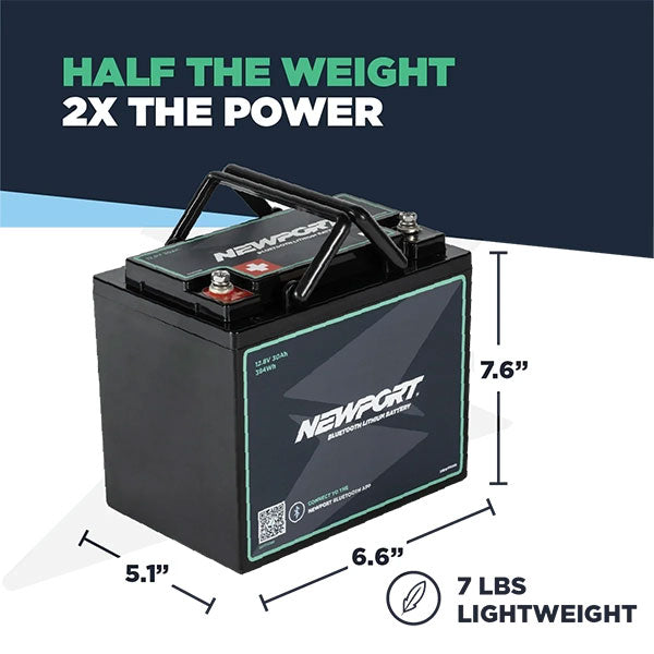 Newport 12V 30Ah Lithium LiFePO4 Battery