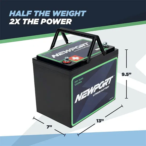 Newport 24V 50AH Lithium Battery