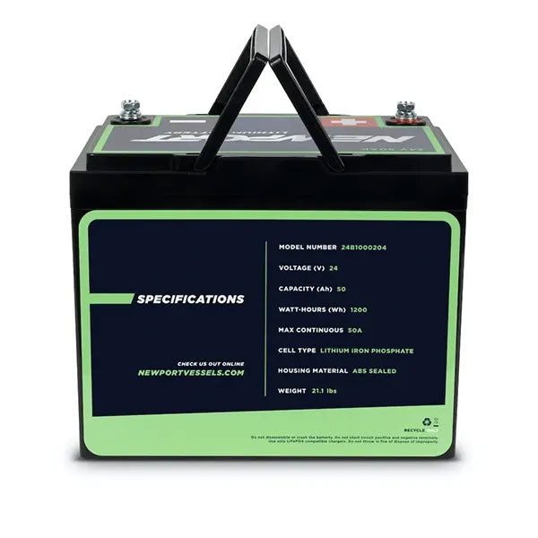 Newport 24V 50AH Lithium Battery
