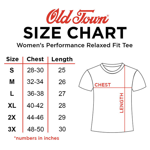 Old Town Sportsman Performance LS Womens T-Shirt