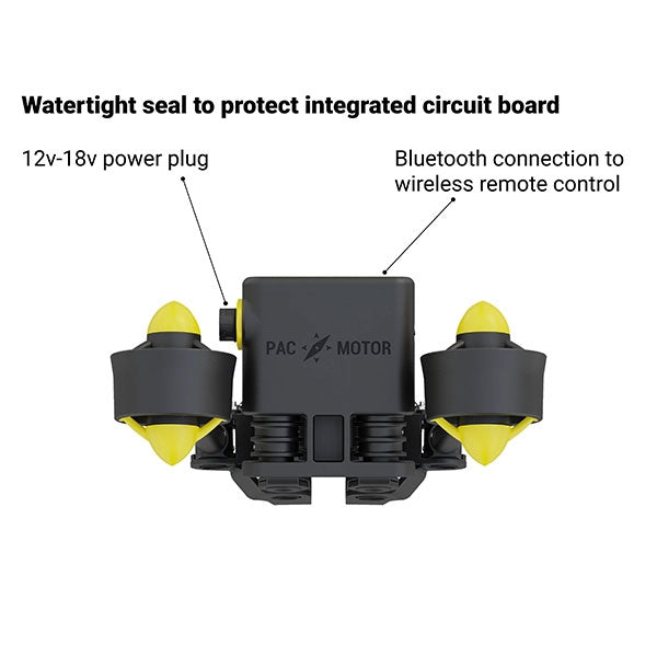 PacMotor + 16V Battery Trolling Motor Combo
