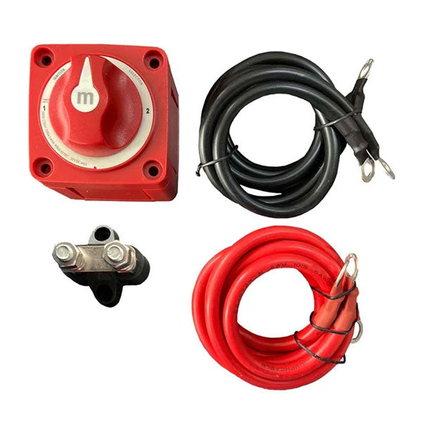 PowerHouse Lithium 3-Way Perko Switch Battery Install Kit