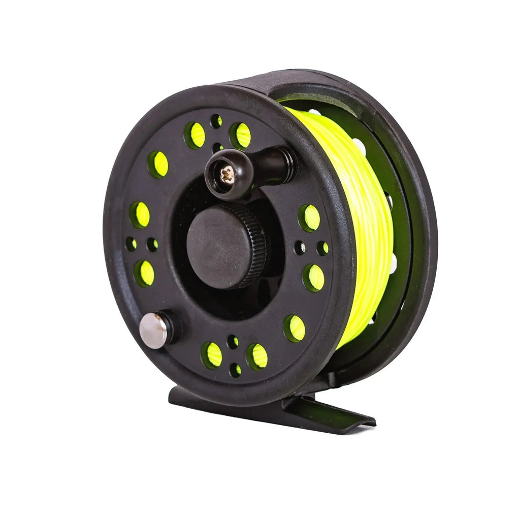 Jackson Hole Fly Company Silvertip II 5/6 Fly Fishing Reel Spooled With 5WT Fly Line