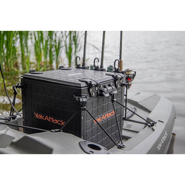 YakAttack BlackPak Pro Kayak Fishing Crate - 13" x 13"