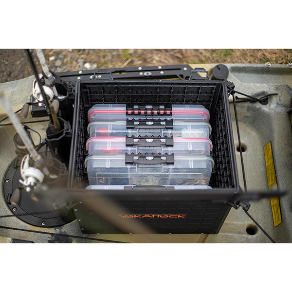 YakAttack BlackPak Pro Kayak Fishing Crate - 13" x 16"