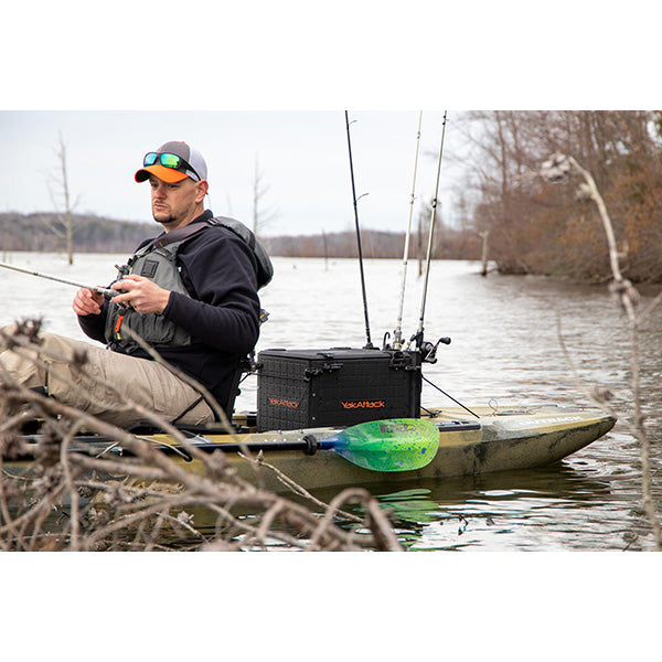 YakAttack BlackPak Pro Kayak Fishing Crate - 13" x 16"