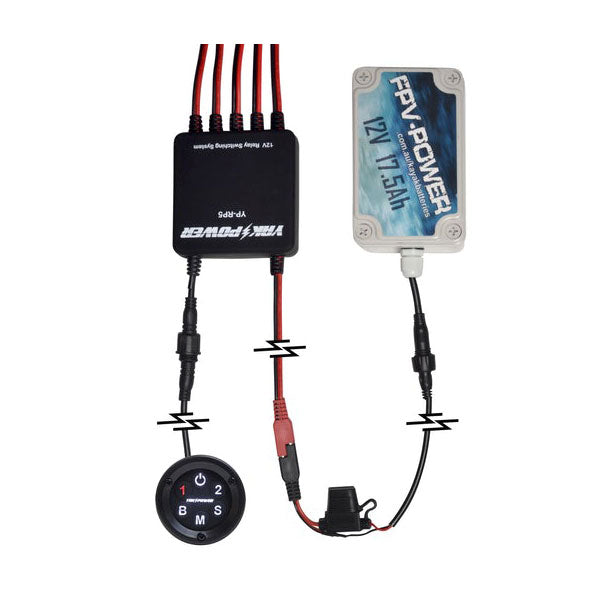 Yak Power 12” Battery Terminal Connector with SAE to FPV Battery Connector