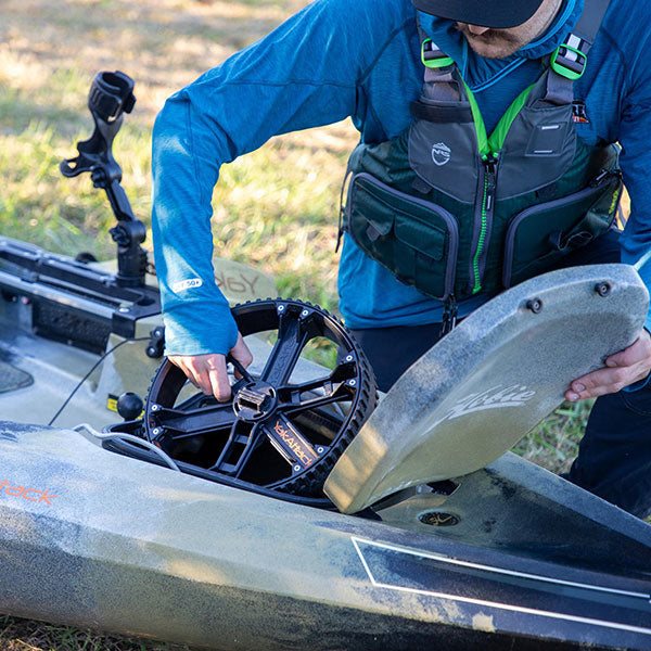 YakAttack TowNStow Scupper Kayak Cart
